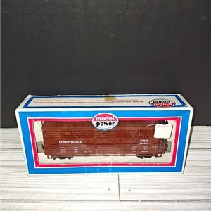 Model Power HO Scale Pennsylvania PRR 135427 Brown Cattle Box Train Car Austria